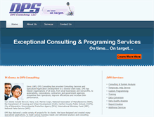 Tablet Screenshot of dps-consulting.com